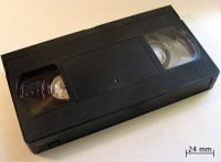 A VHS cassette