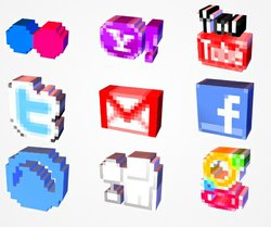 3D favicons